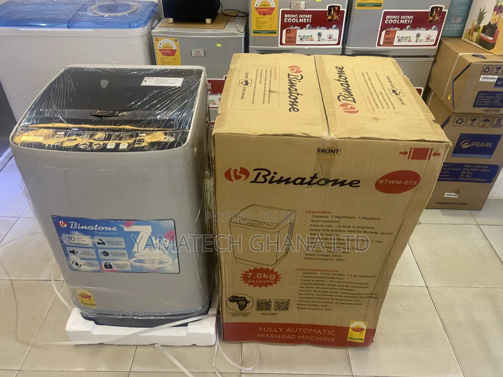 Binatone 7kg Fully Automatic Washing Machine
