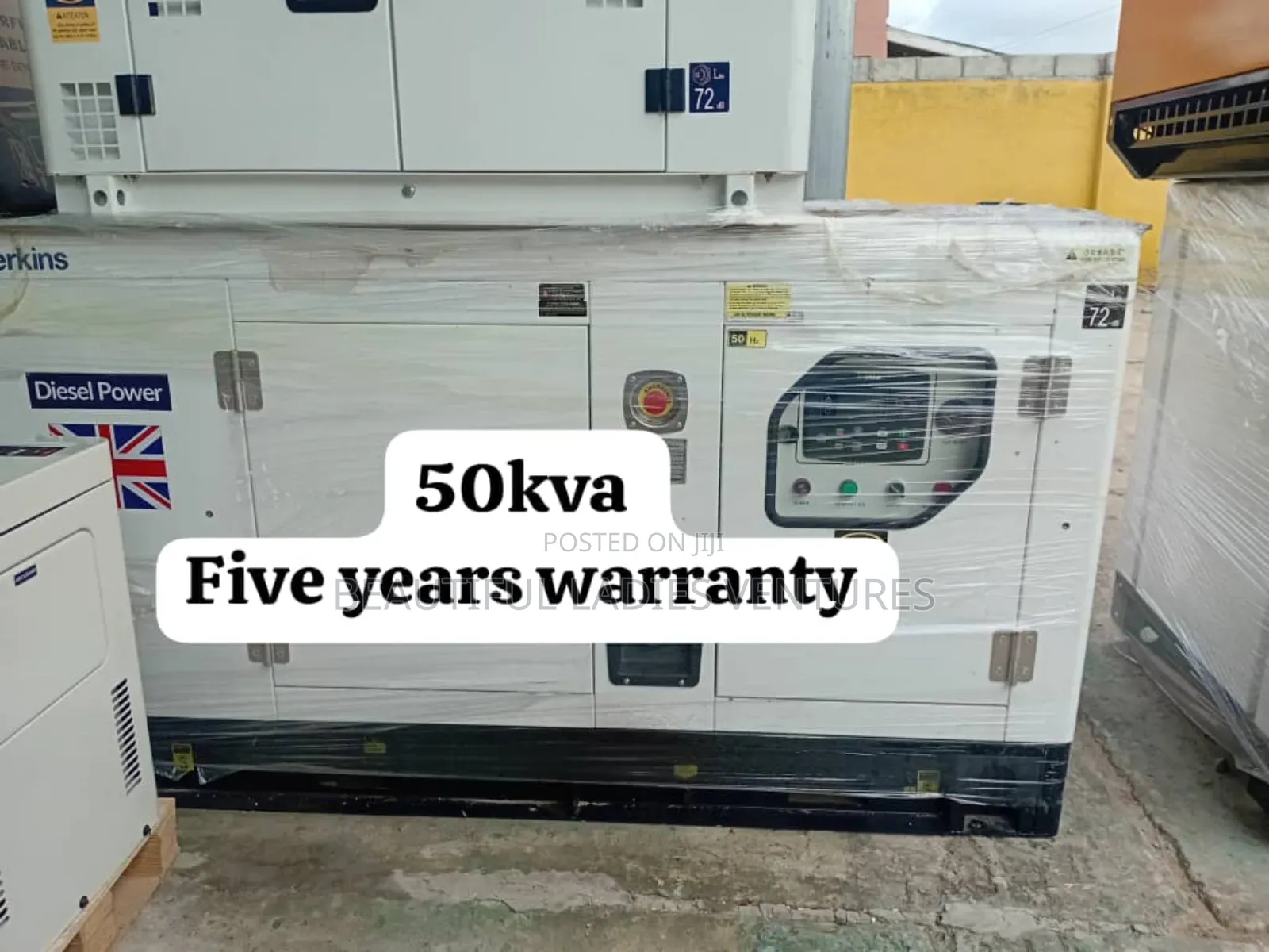 Large Fuel Capacity 50kva Perkins Uk Standard 50kva Genset