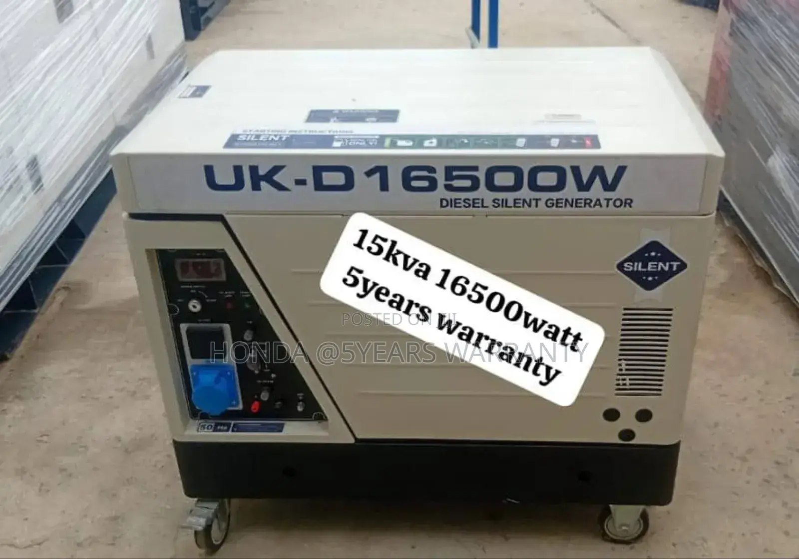 Power Fusion 15kva 16500watt Uk Generator Silent 15kva