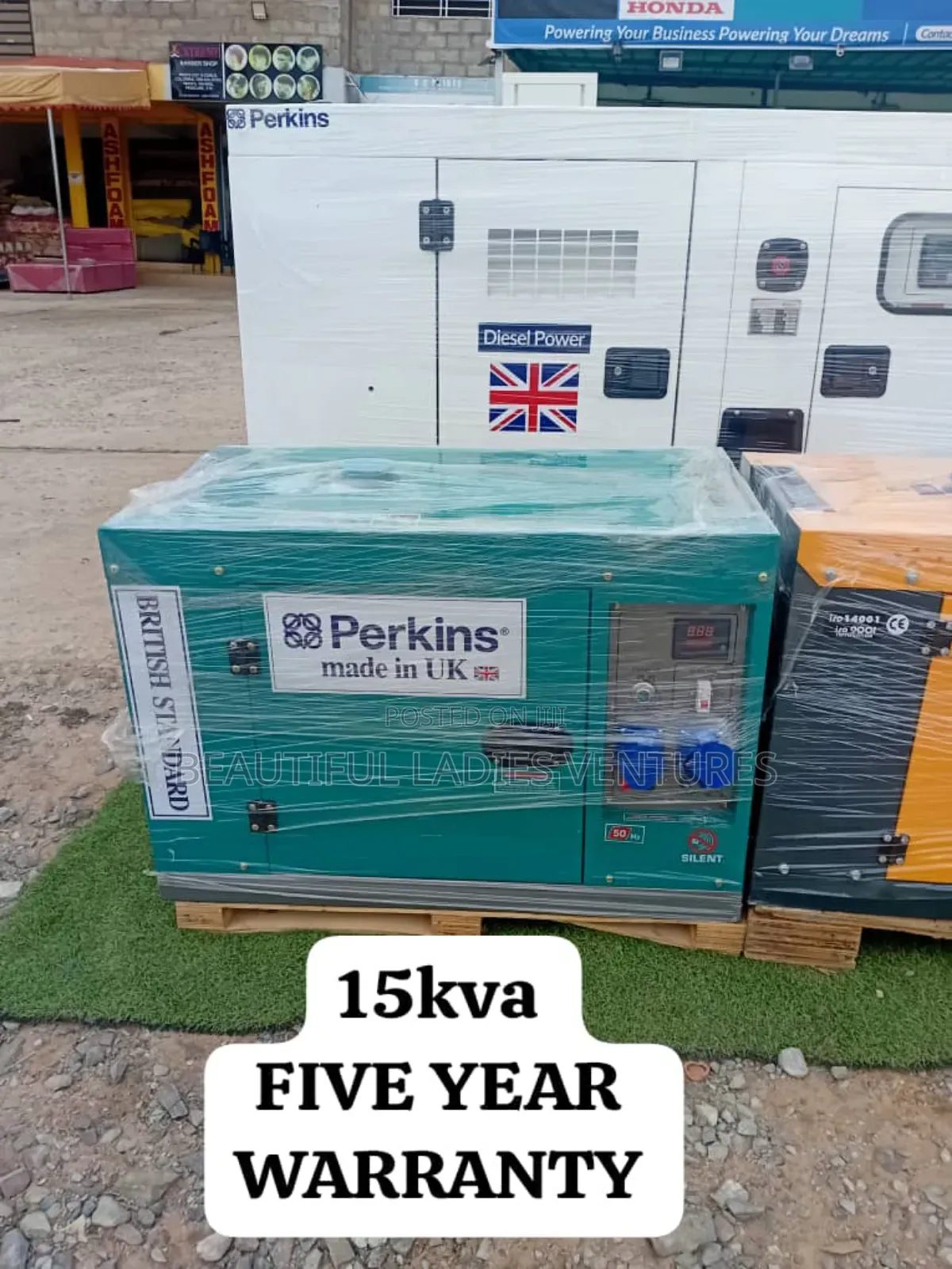 Gentle Start 15kva Perkins Silent 15kva Genset Diesel Silent