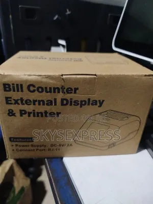 Bill Counter External Display and Printer