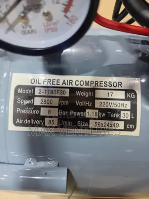 Ecoolmax Quiet Operating Air Compressor 30l