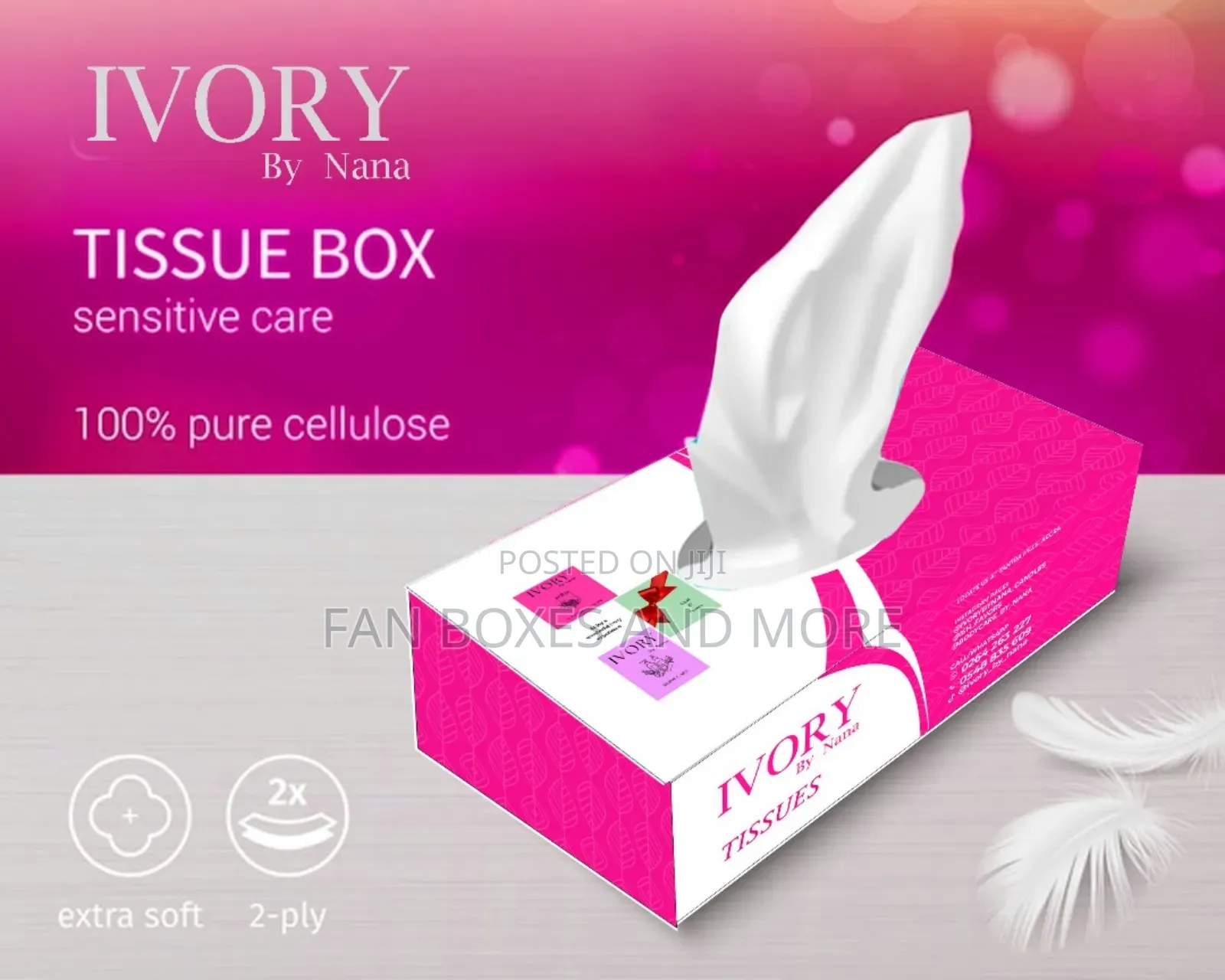 Tissue Box Branding