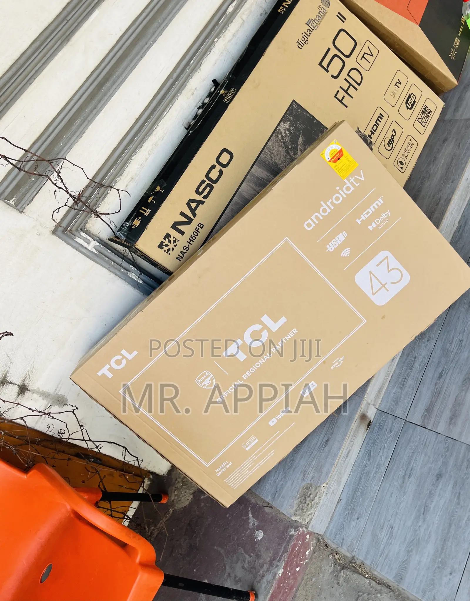 Beautiful Made TCL 43” Android HDR Smart Tv(43s4500).