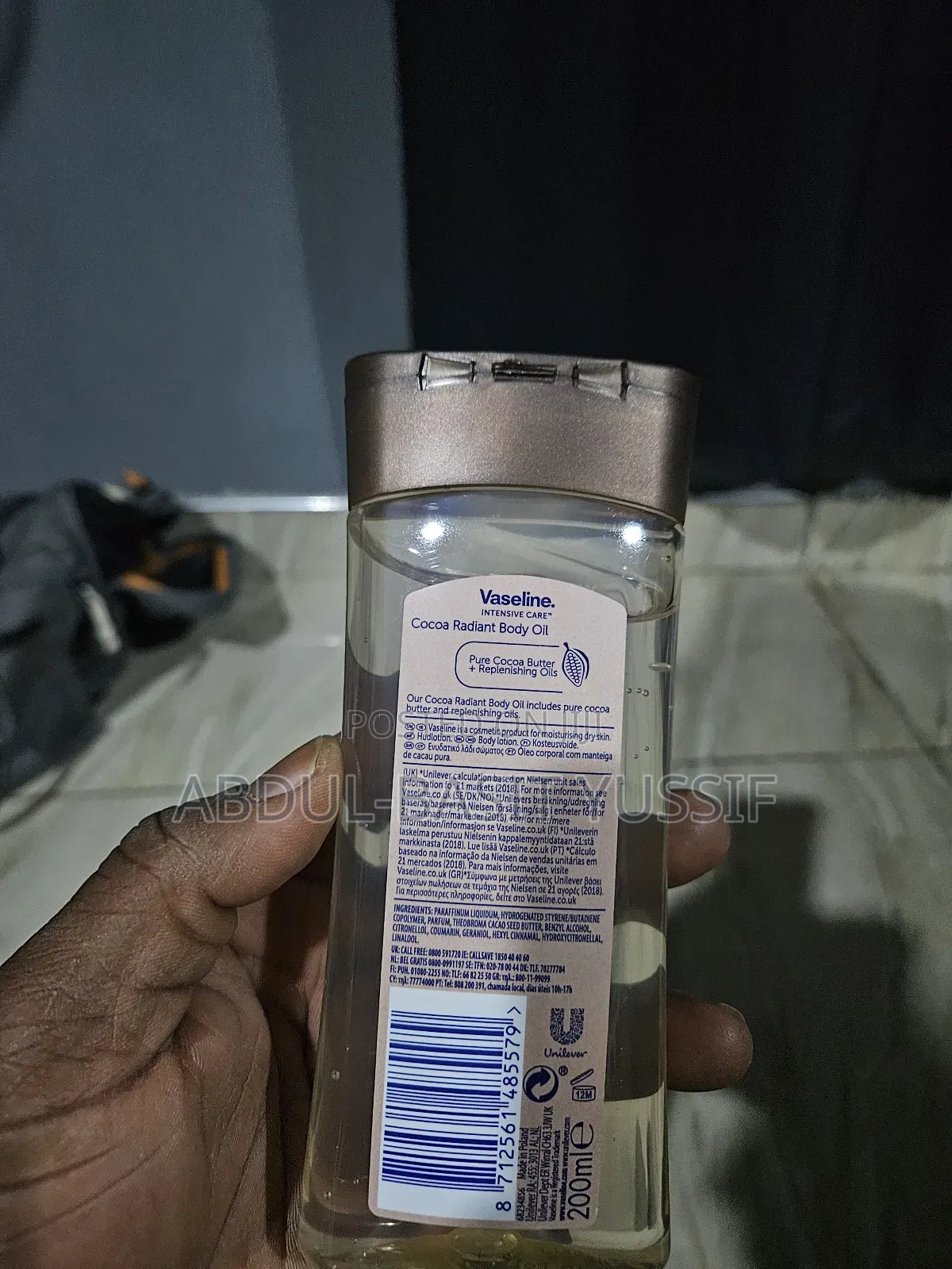 Vaseline Cocoa Radiant Body Oil