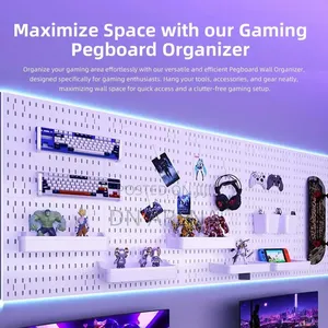 White and Black Plastic Peg Board Perforated Board
