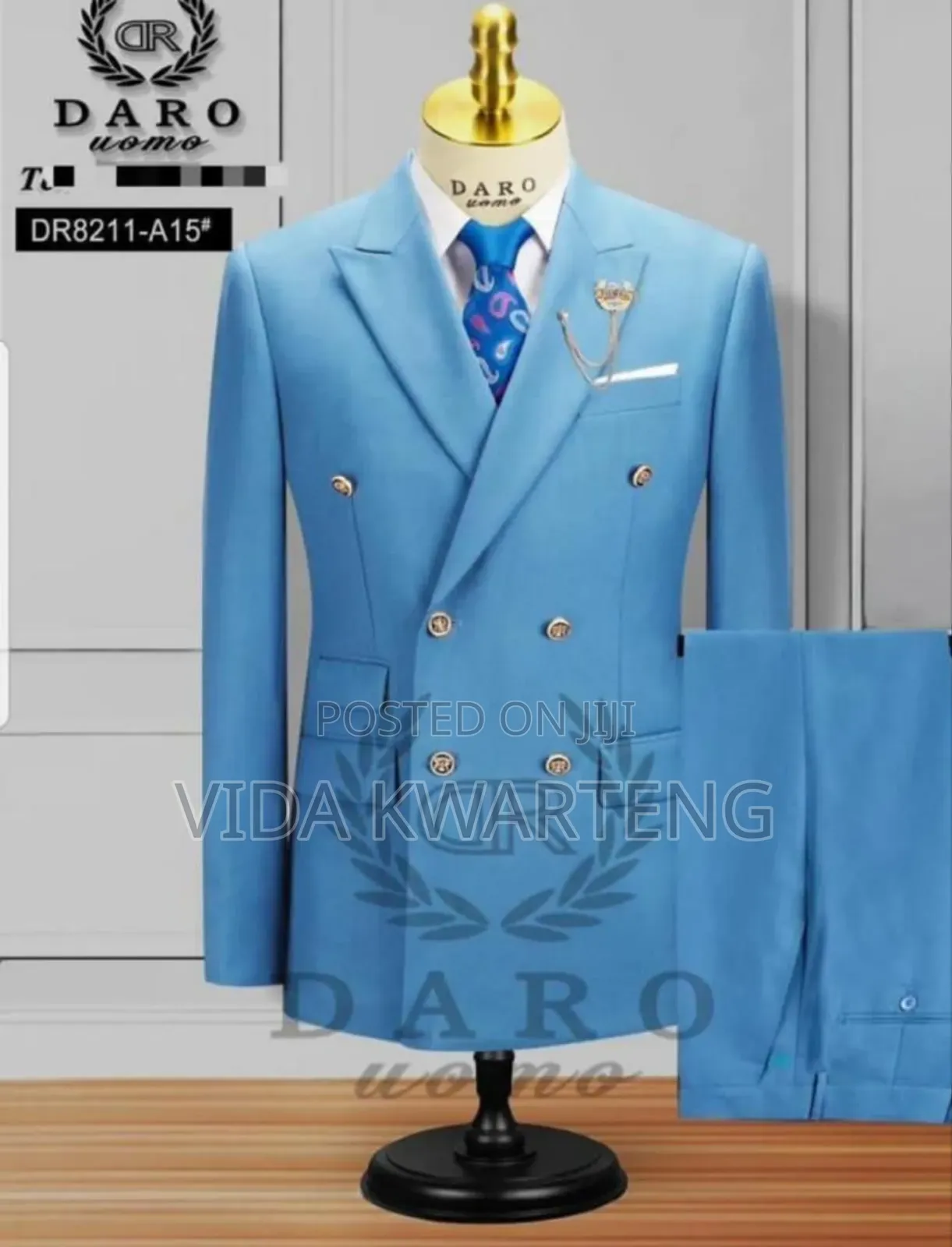 Elegant Double Breasted Men's Suits