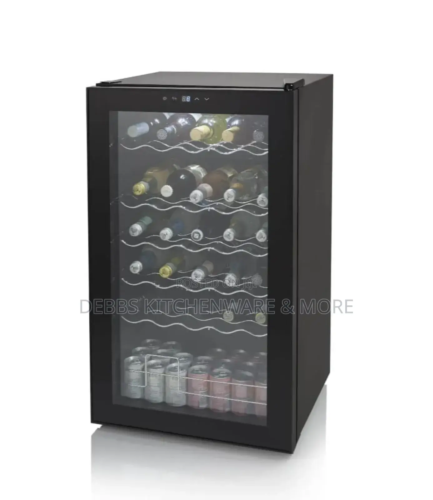 34 Bottle Glass Fronted Wine Cooler Uk