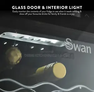 34 Bottle Glass Fronted Wine Cooler Uk