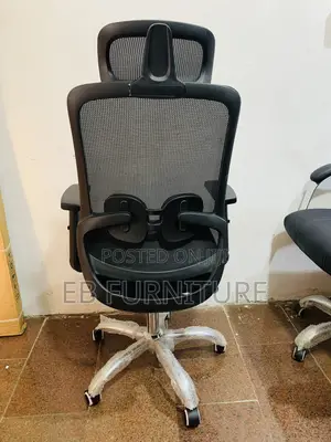 Net Swivel Office Chair With Headrest