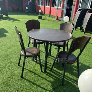 Around Wooden Dining Set