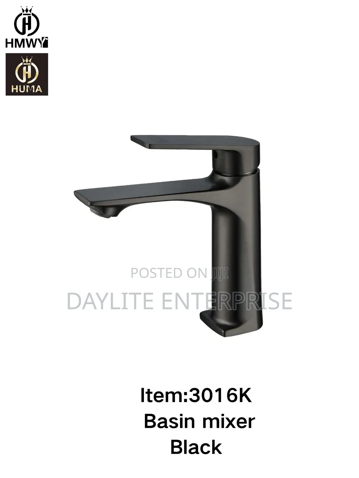 Black Lifted Basin Tap