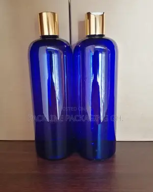 Empty Pet Cosmetics Shampoo Bottles