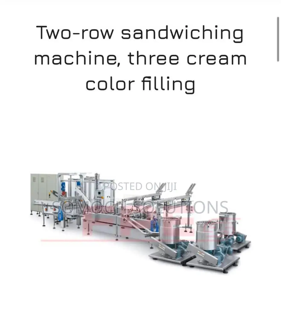 Complete Lines Biscuit Manufacturing, Two-Row Sandwiching