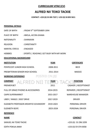 Looking For A Car To Drive Or A Company Car To Work With.