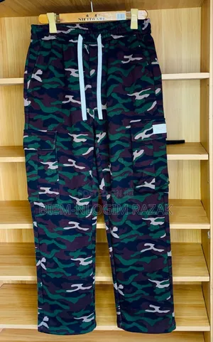 Camouflage Free-Leg Joggers Available in Stock