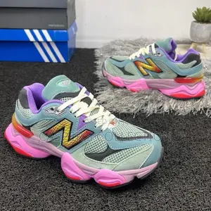 New Balance 9060 "Sage Leaf/Neo Flame" Sneakers