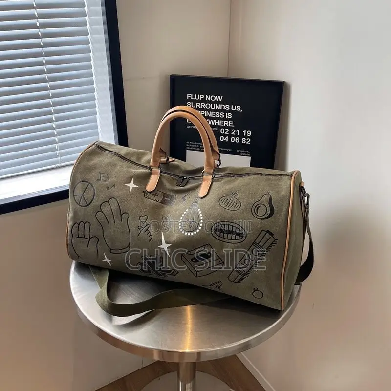 Canvas Material Duffle Bag