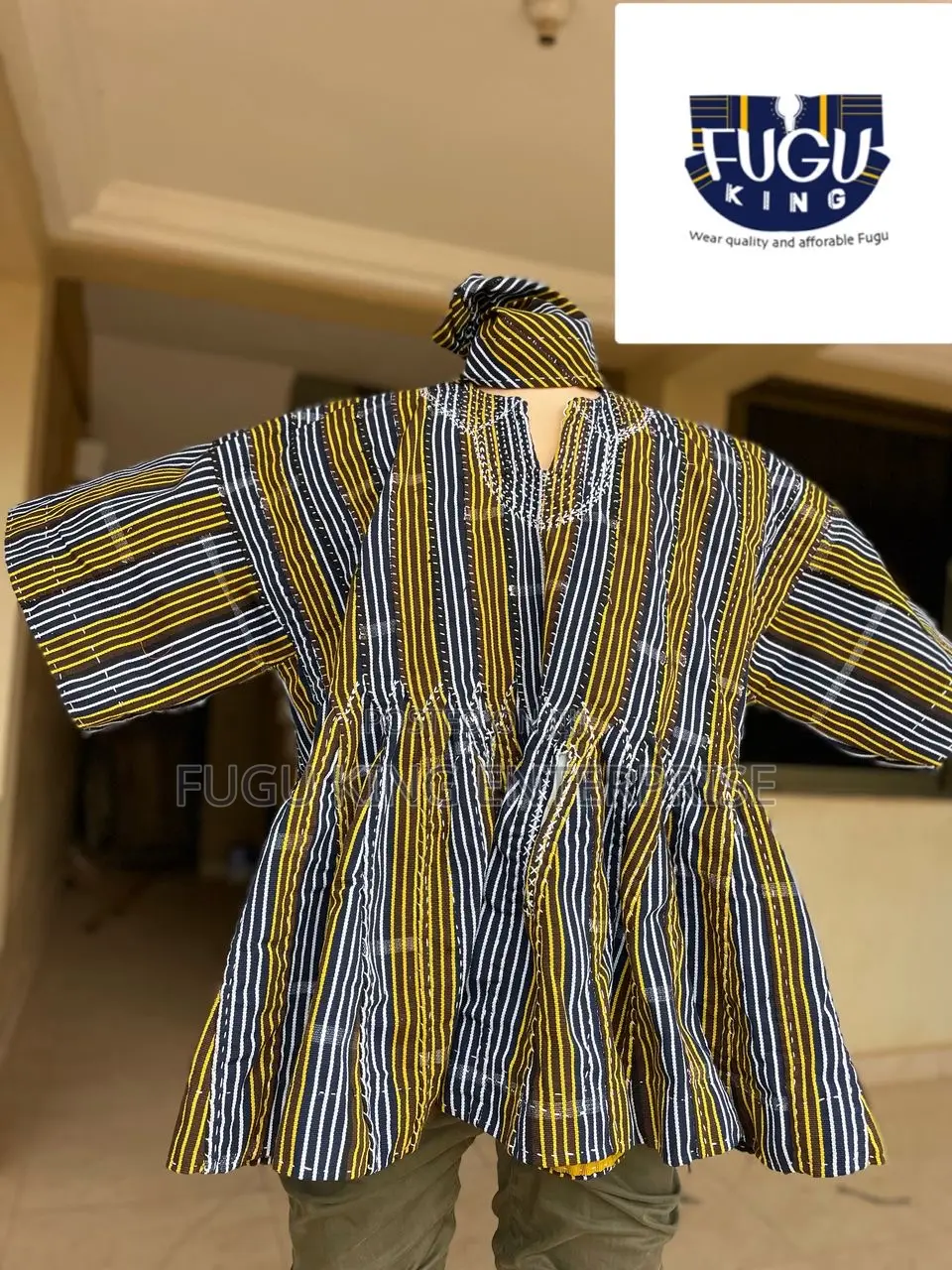 Quality Men Smock Yellow Combo