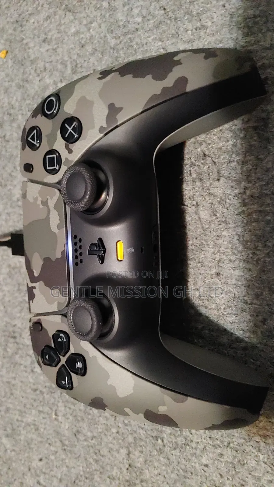 Original Ps5 Gray Camouflage Dualsense Controller Pad
