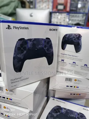 Original Ps5 Gray Camouflage Dualsense Controller Pad