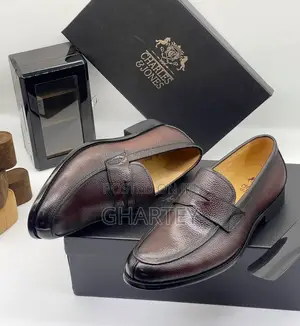Charles Jones Formal Leather Men Shoes || Brown