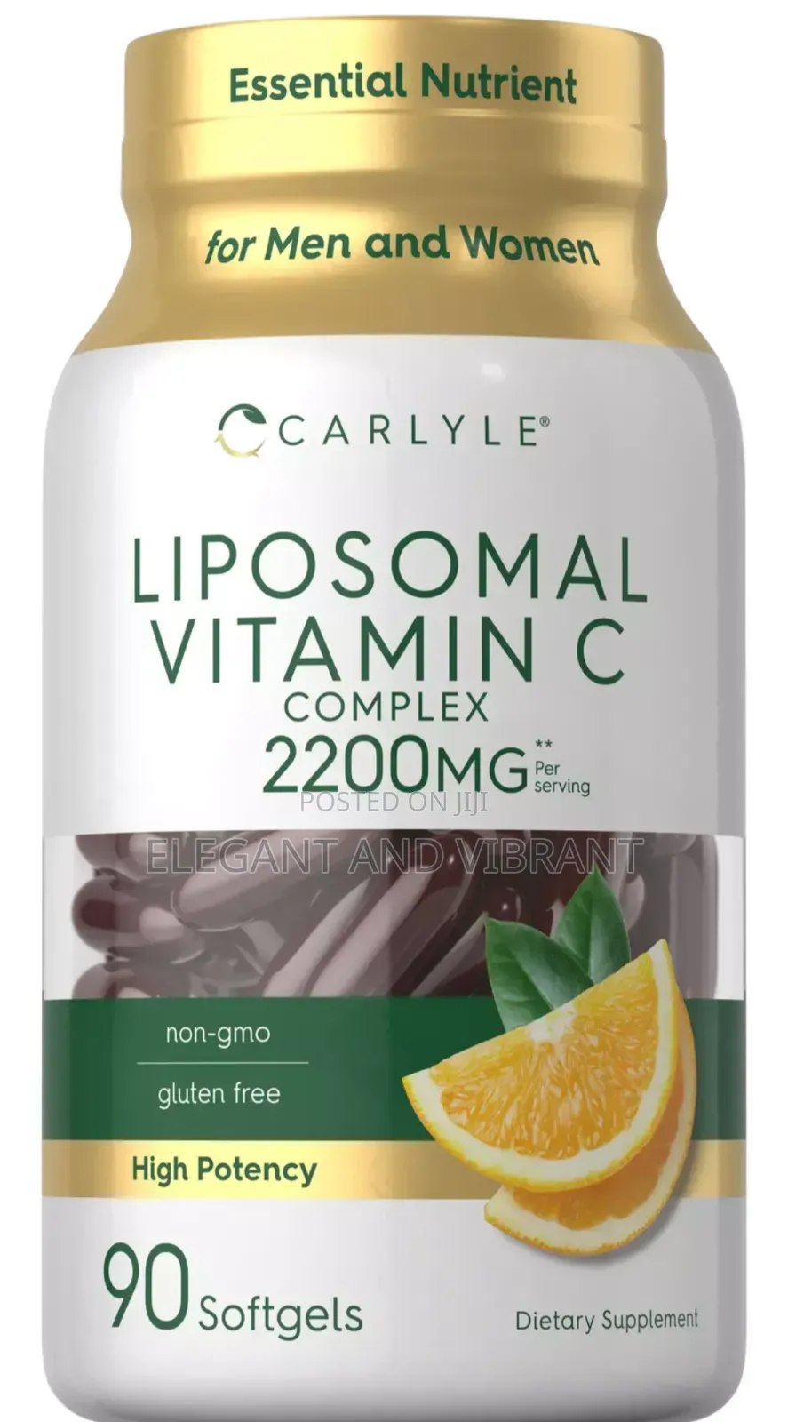 Liposomal Vitamin C Complex | 2200mg | 90 High Potency