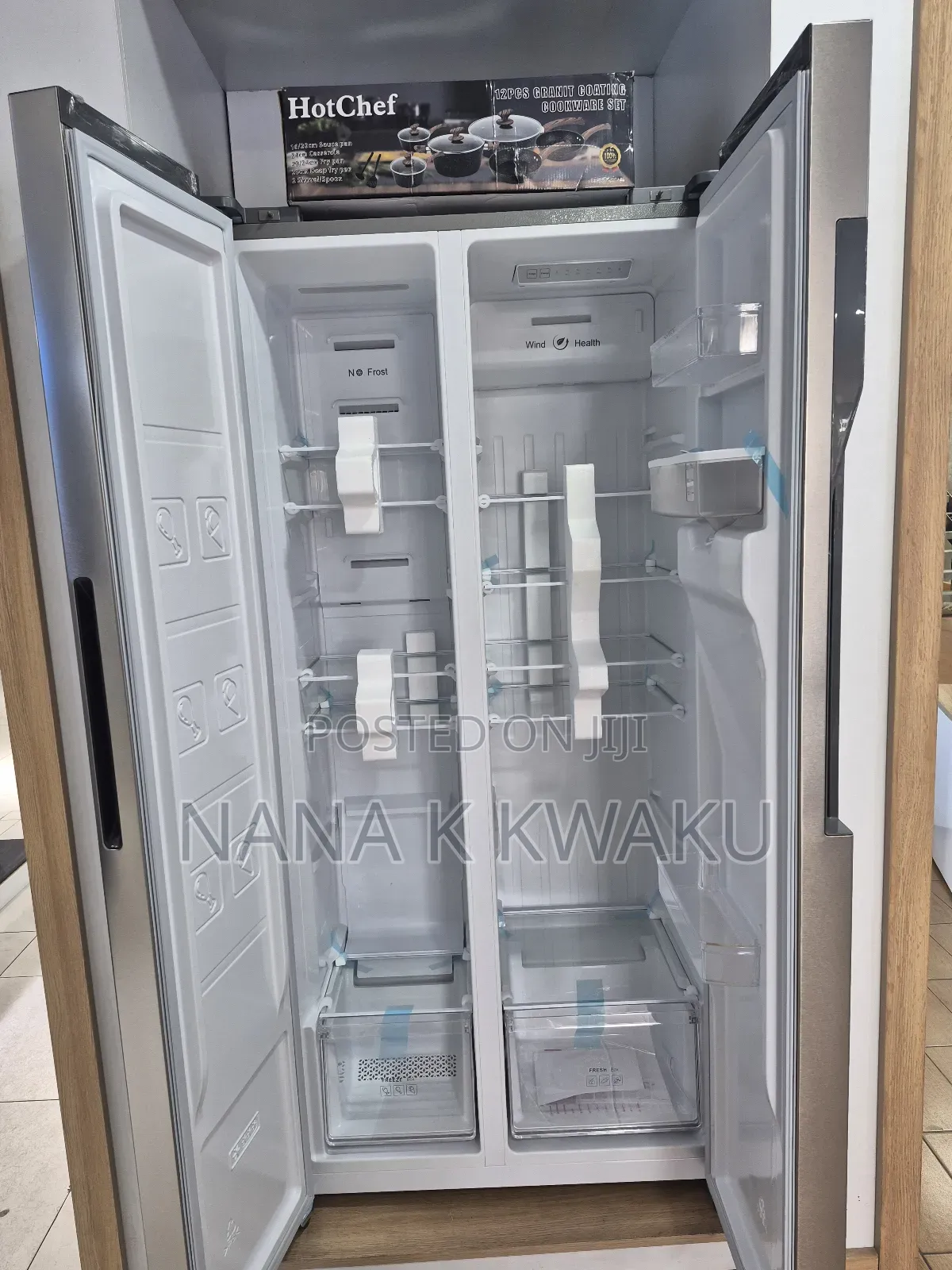 New Nasco 400litres Side by Side Fridge