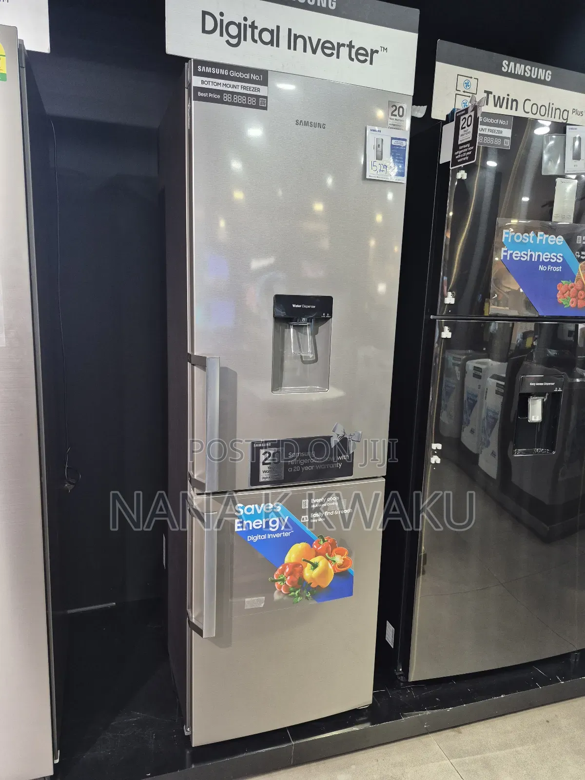 Samsung 290litres Double Door Fridge With Bottom Freezer