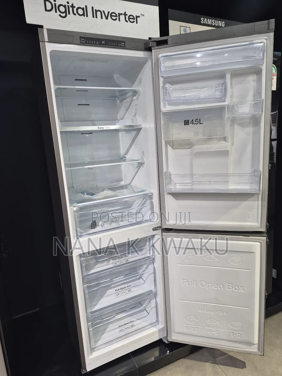 Samsung 290litres Double Door Fridge With Bottom Freezer