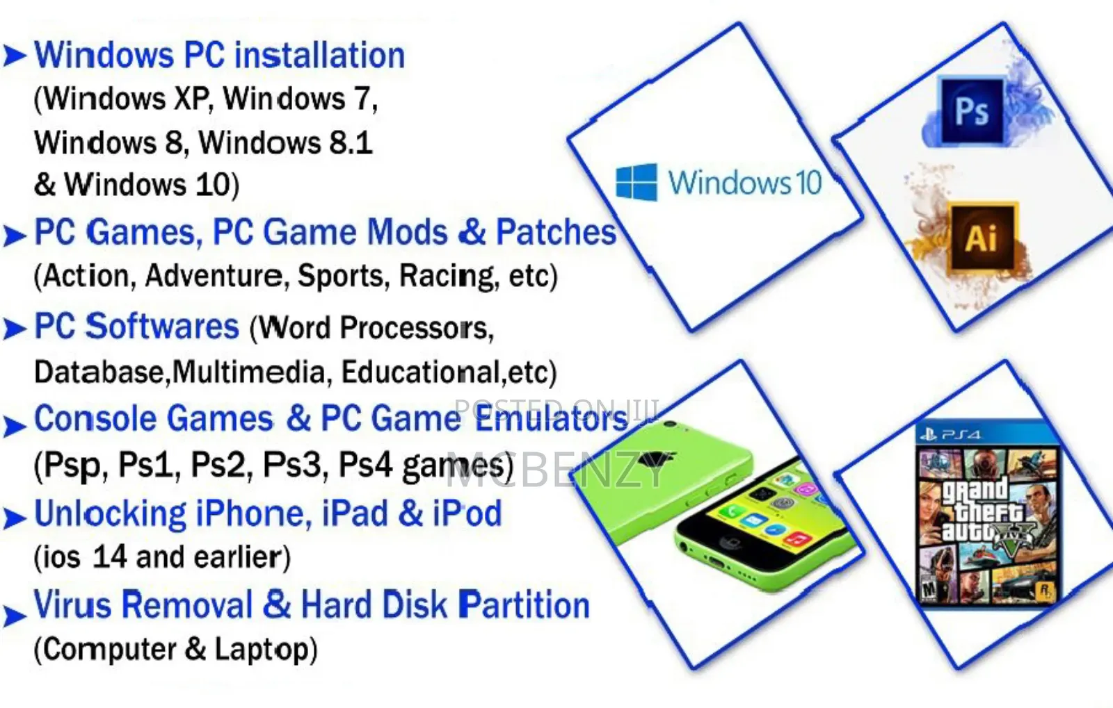 McTech - Unlocking, Flashing, Data Recovery Services Etc