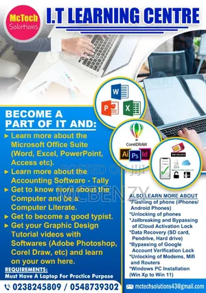 McTech - Unlocking, Flashing, Data Recovery Services Etc