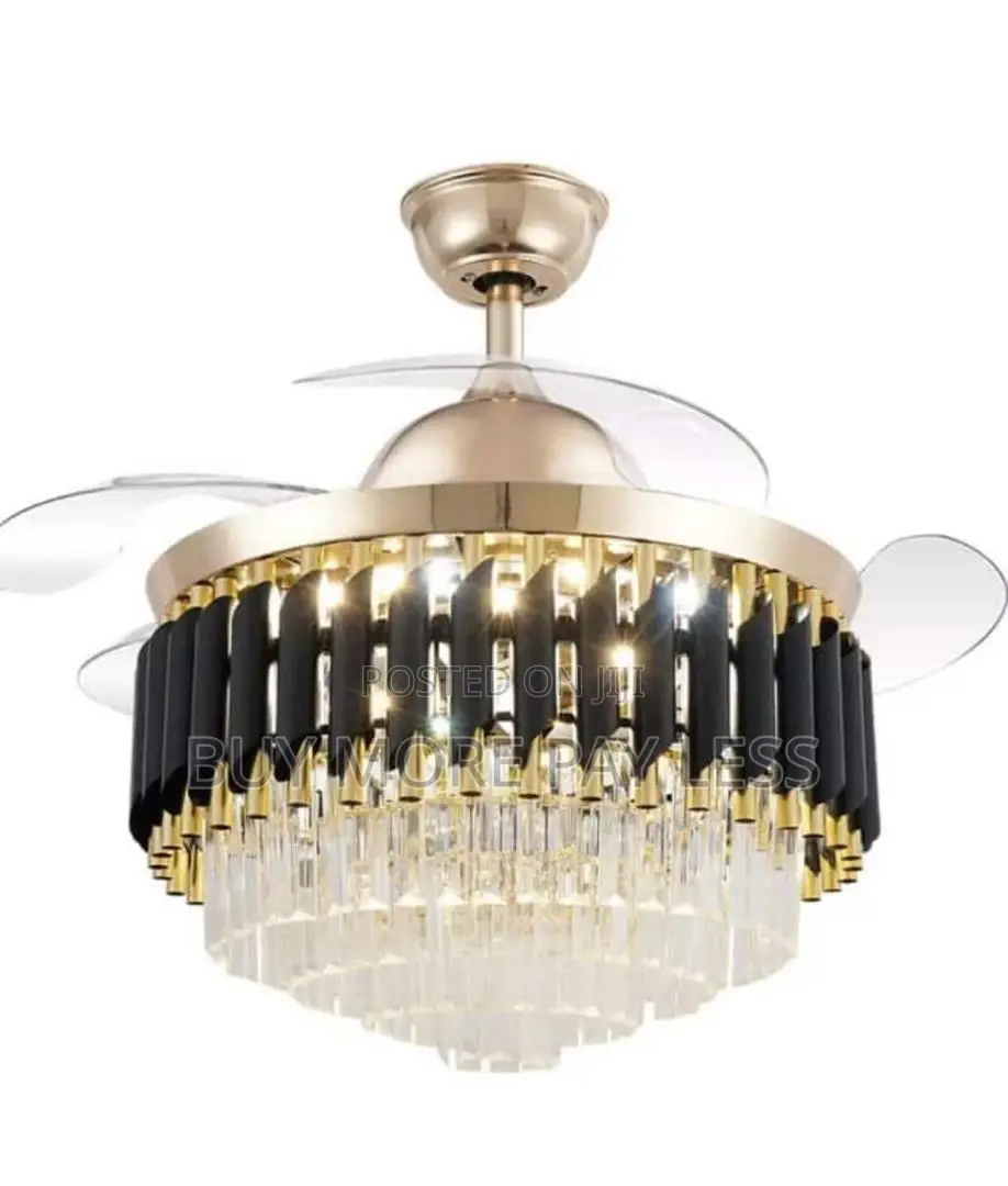 Chandelier With Fan Crystal And Normal Types