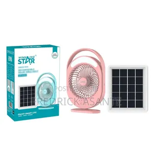 Rechargeable Solar Fan