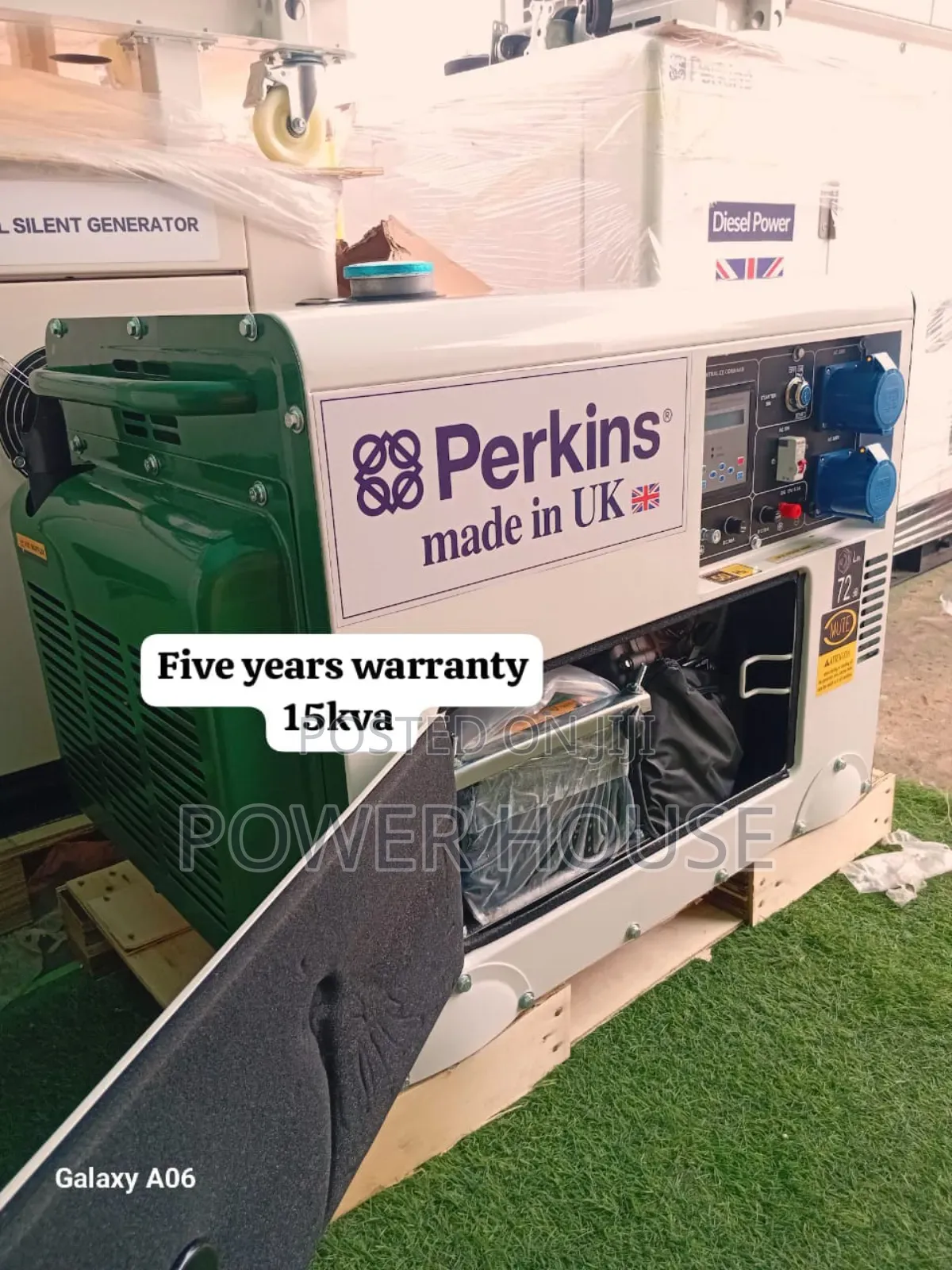 Power Source 15kva 16500watts Perkins Diesel Generator