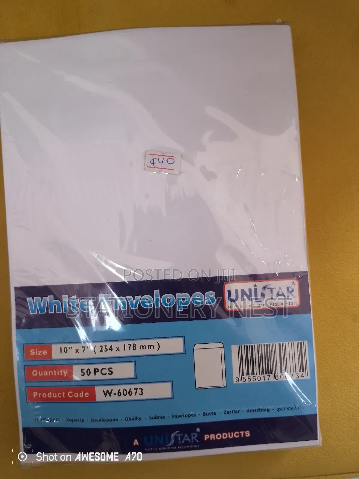 A5 White Envelope