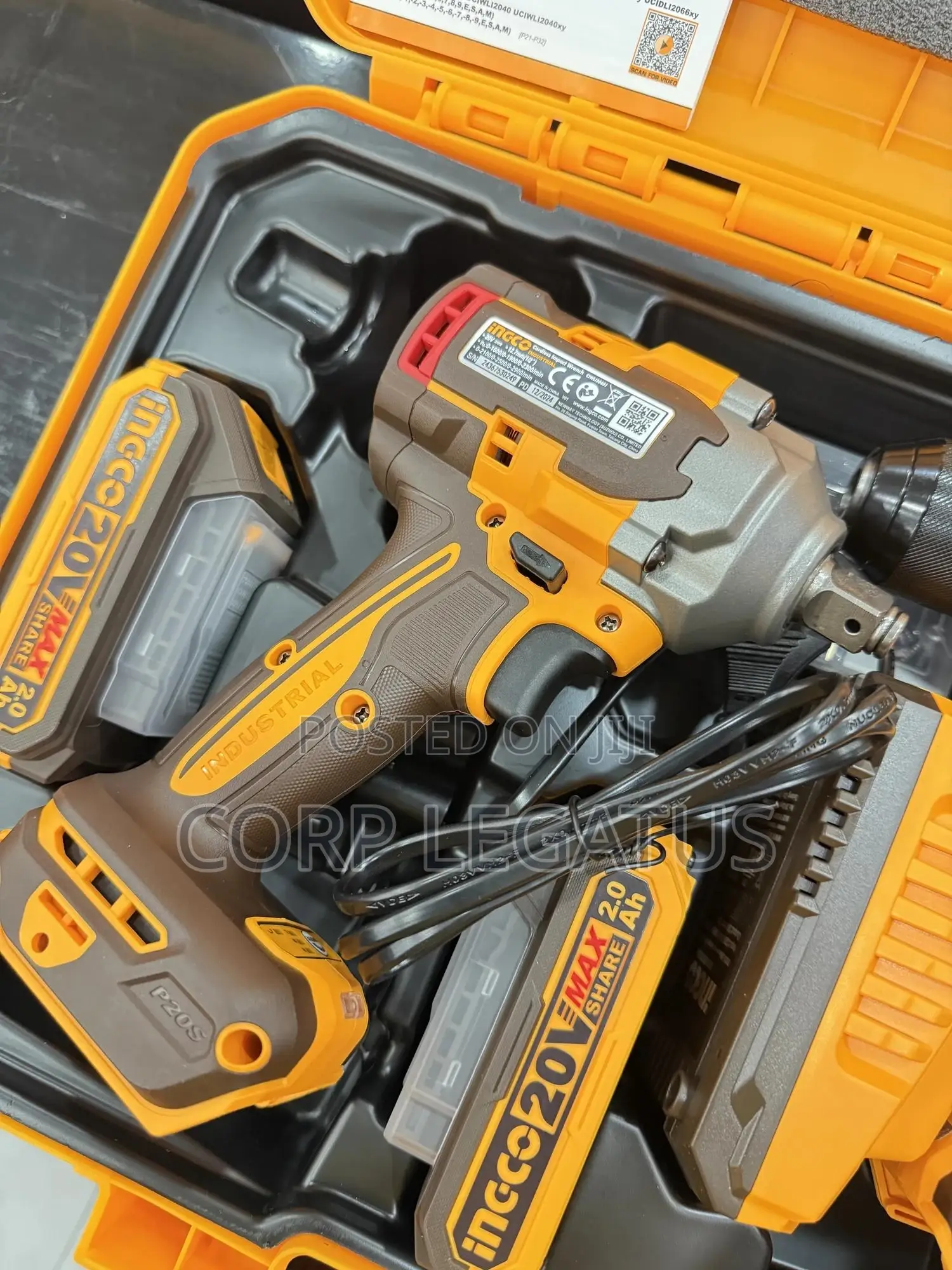 Ingco Two in One Brushless Impact Drill and Wrench Combos