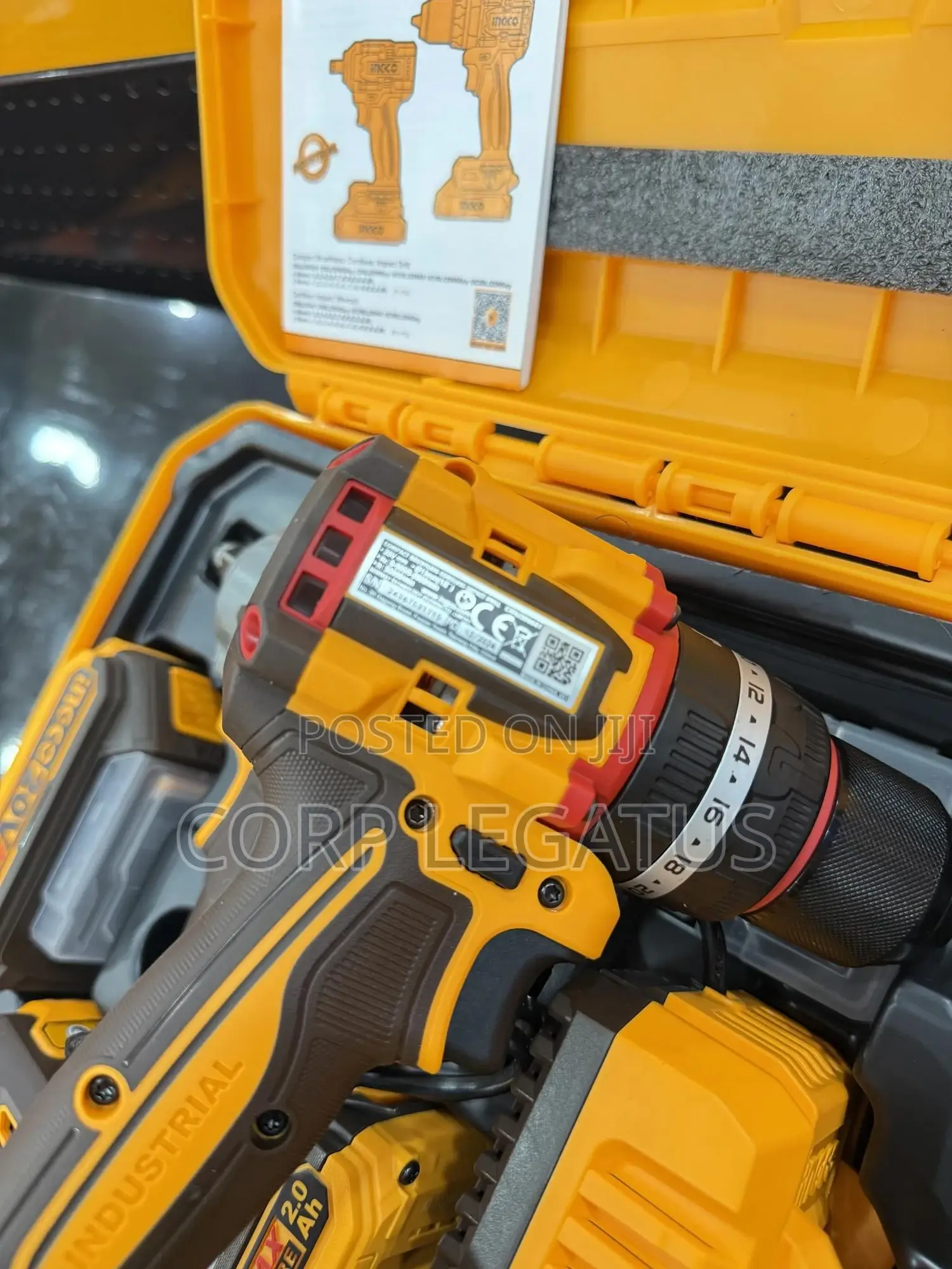 Ingco Two in One Brushless Impact Drill and Wrench Combos