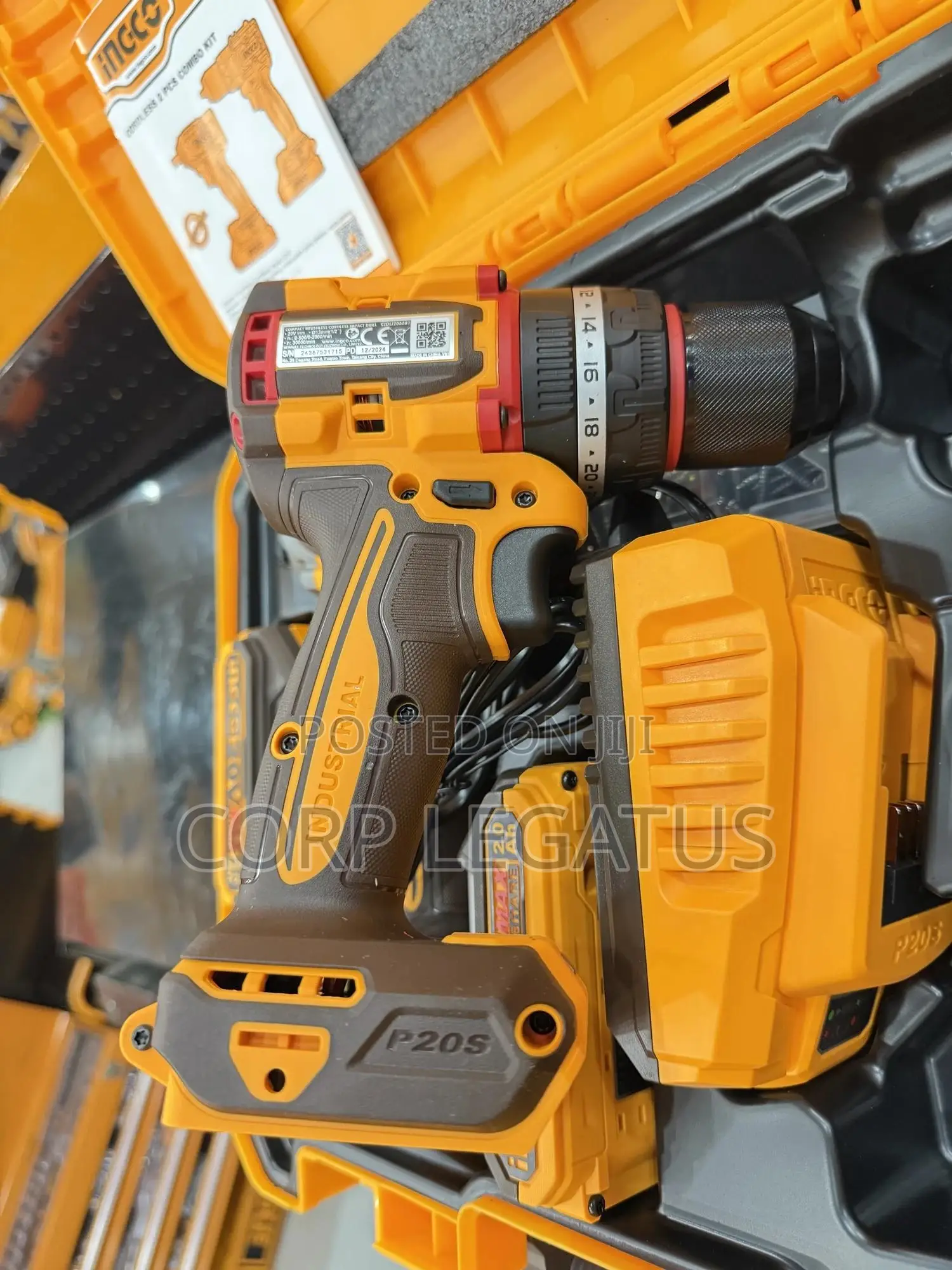 Ingco Two in One Brushless Impact Drill and Wrench Combos