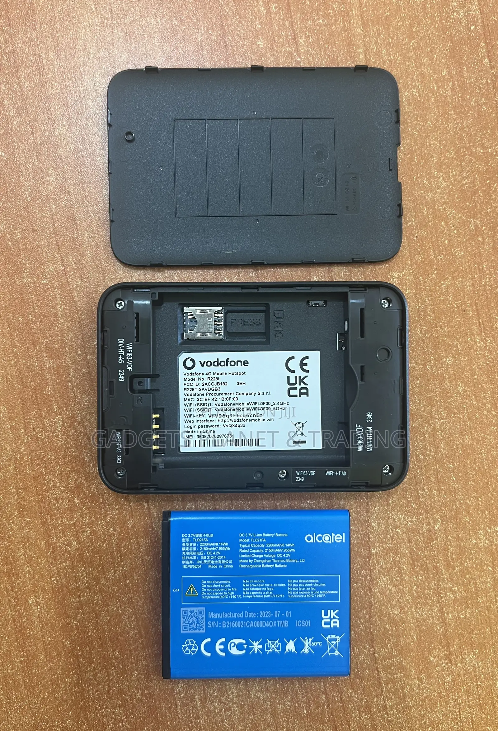 Vodafone R228t - 4g Mobile Internet Wifi Hotspot Broadband