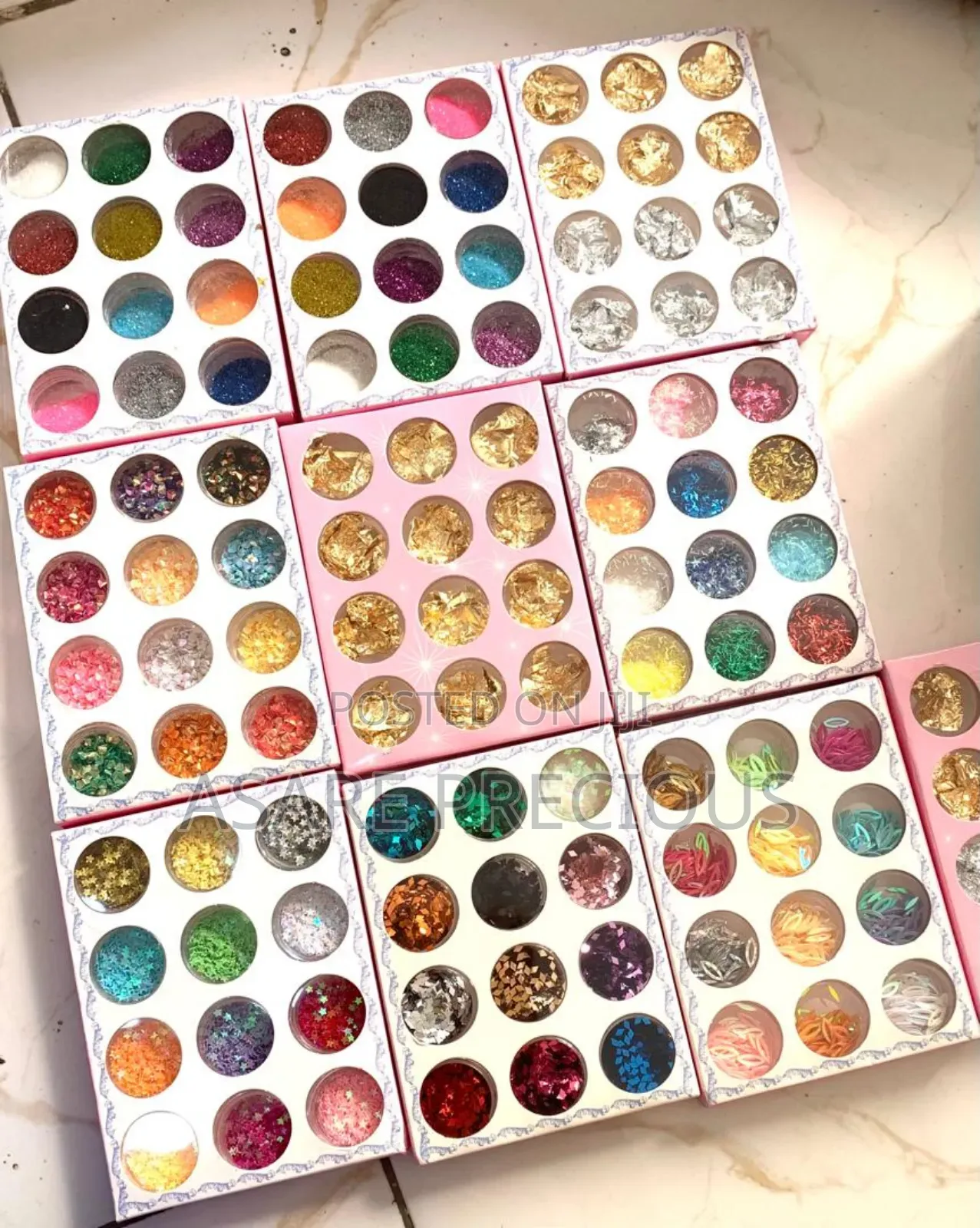 Shine Nails Powder and Sicker