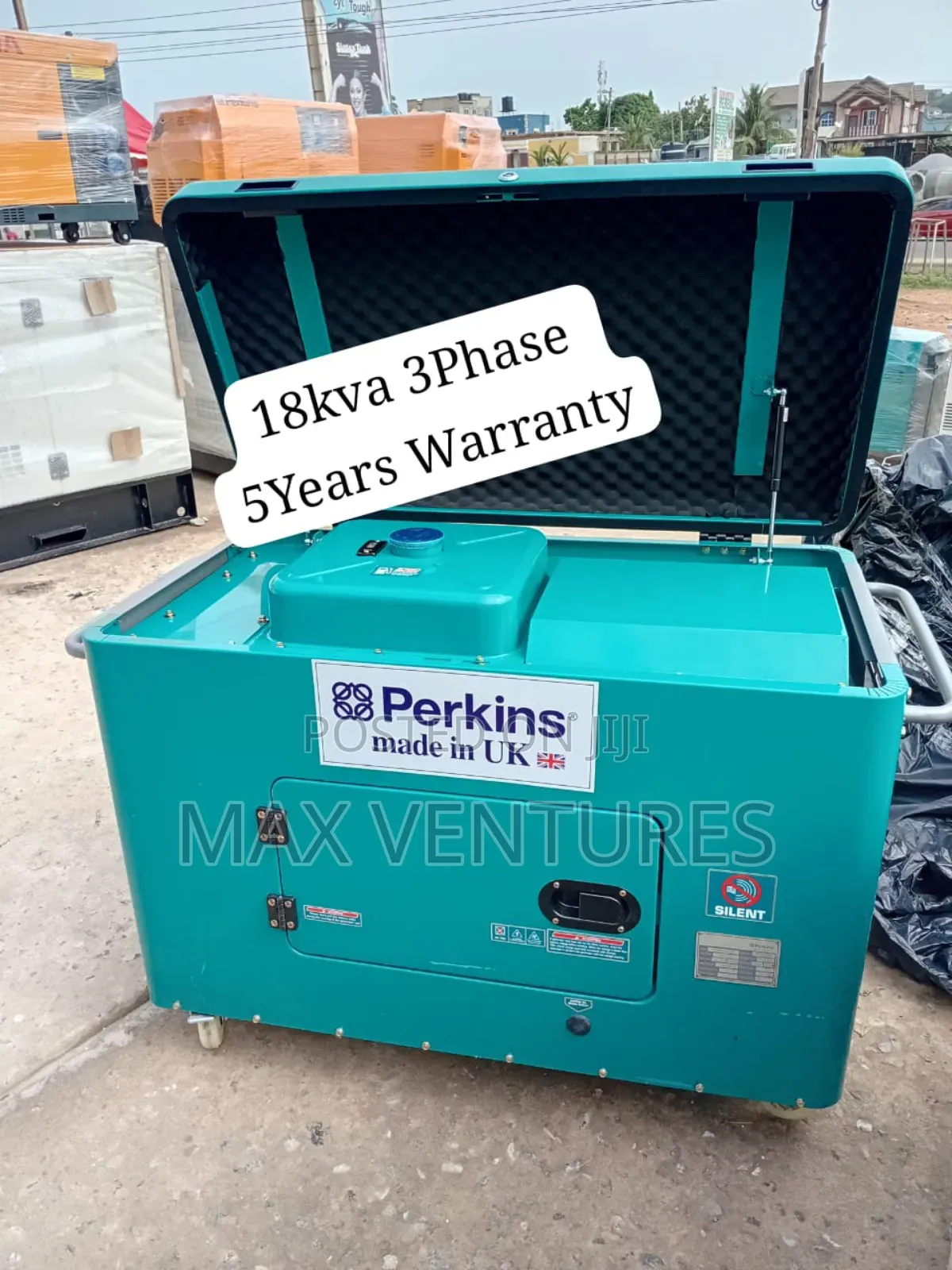 Perkins 18kw Weatherproof Diesel Powered Generator Silent