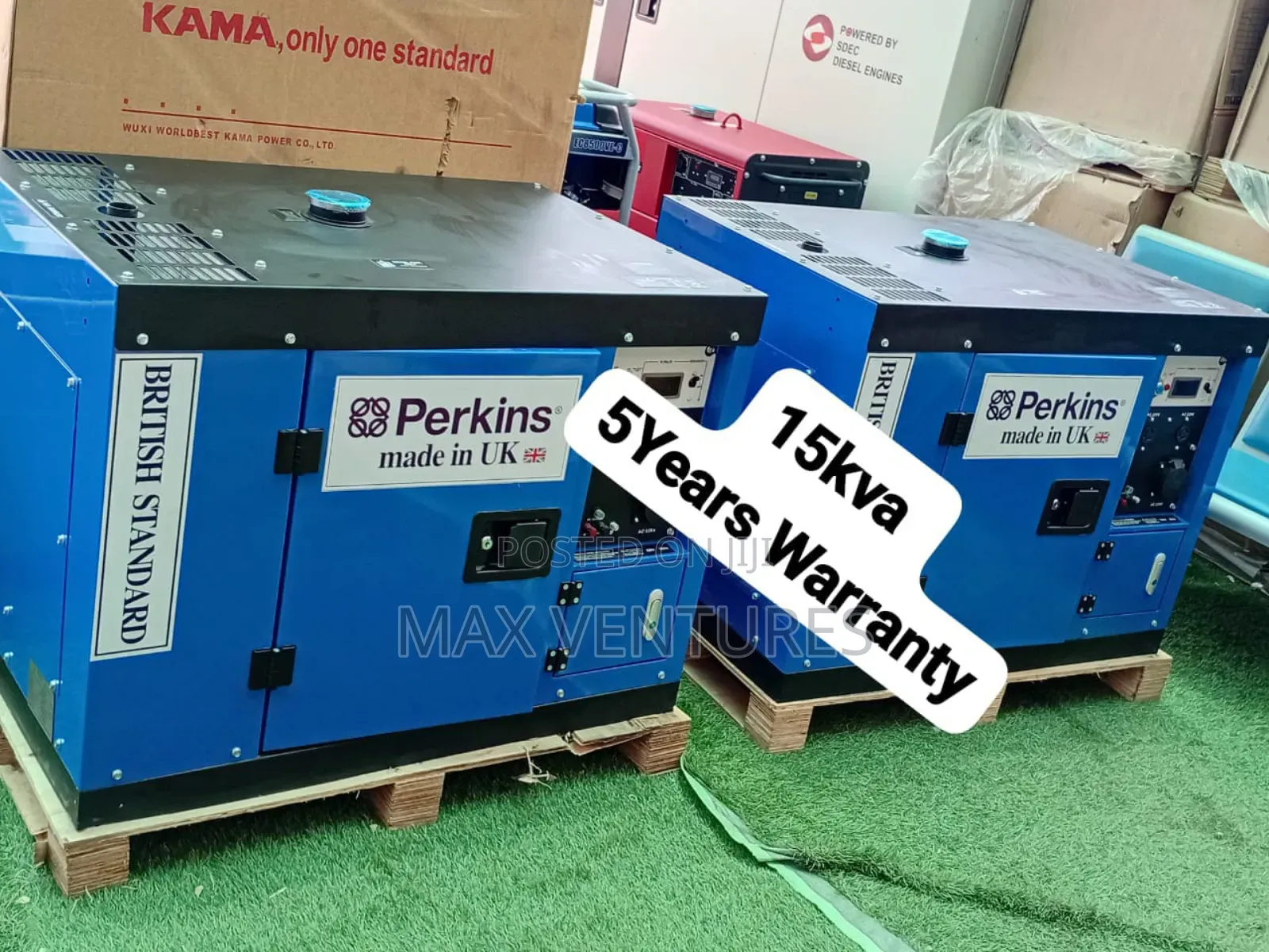 Perkins 15kva Robust Silent Diesel Powered Generator