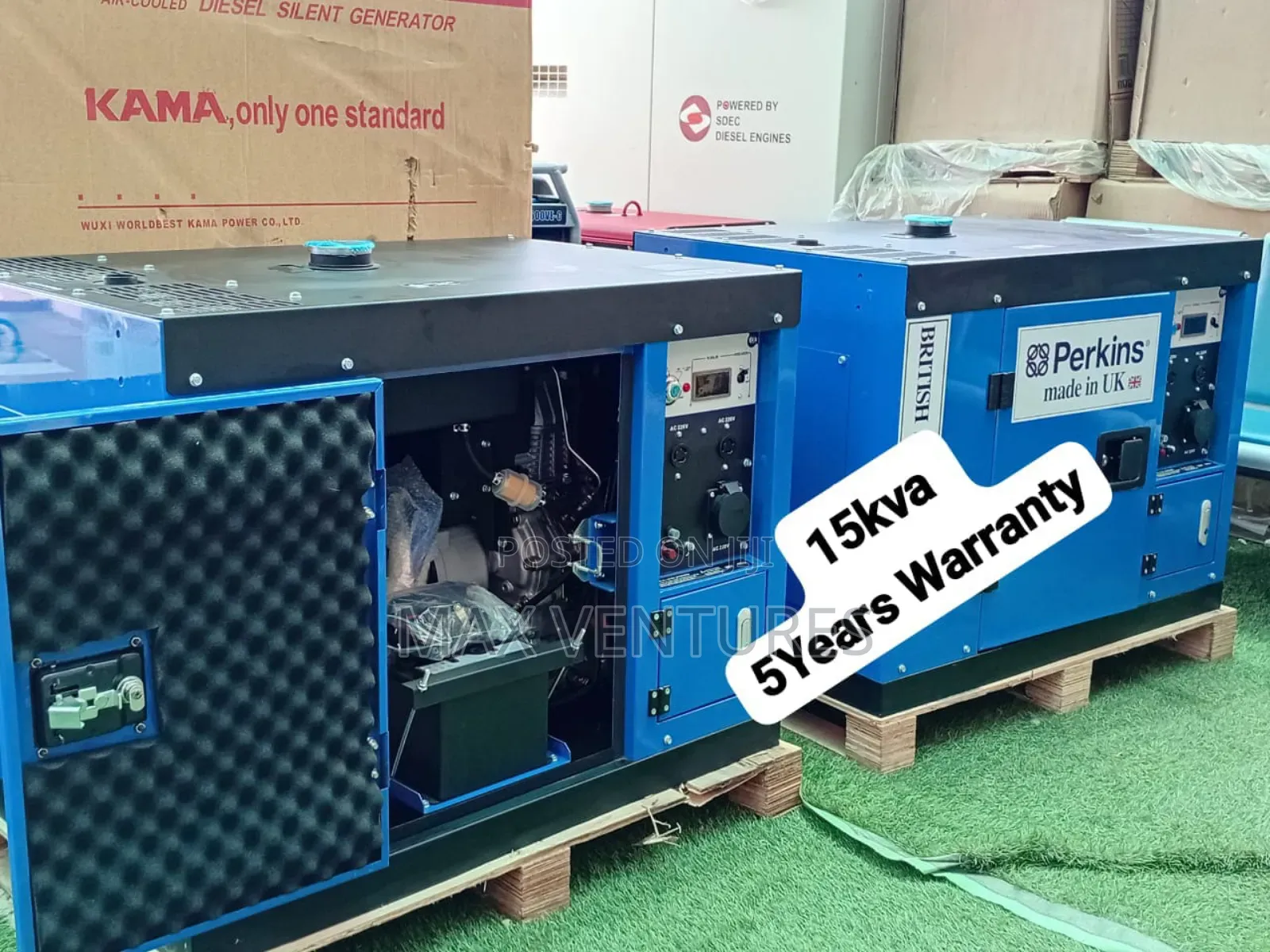 Long Battery Life Perkins Diesel Generator Super Reliable