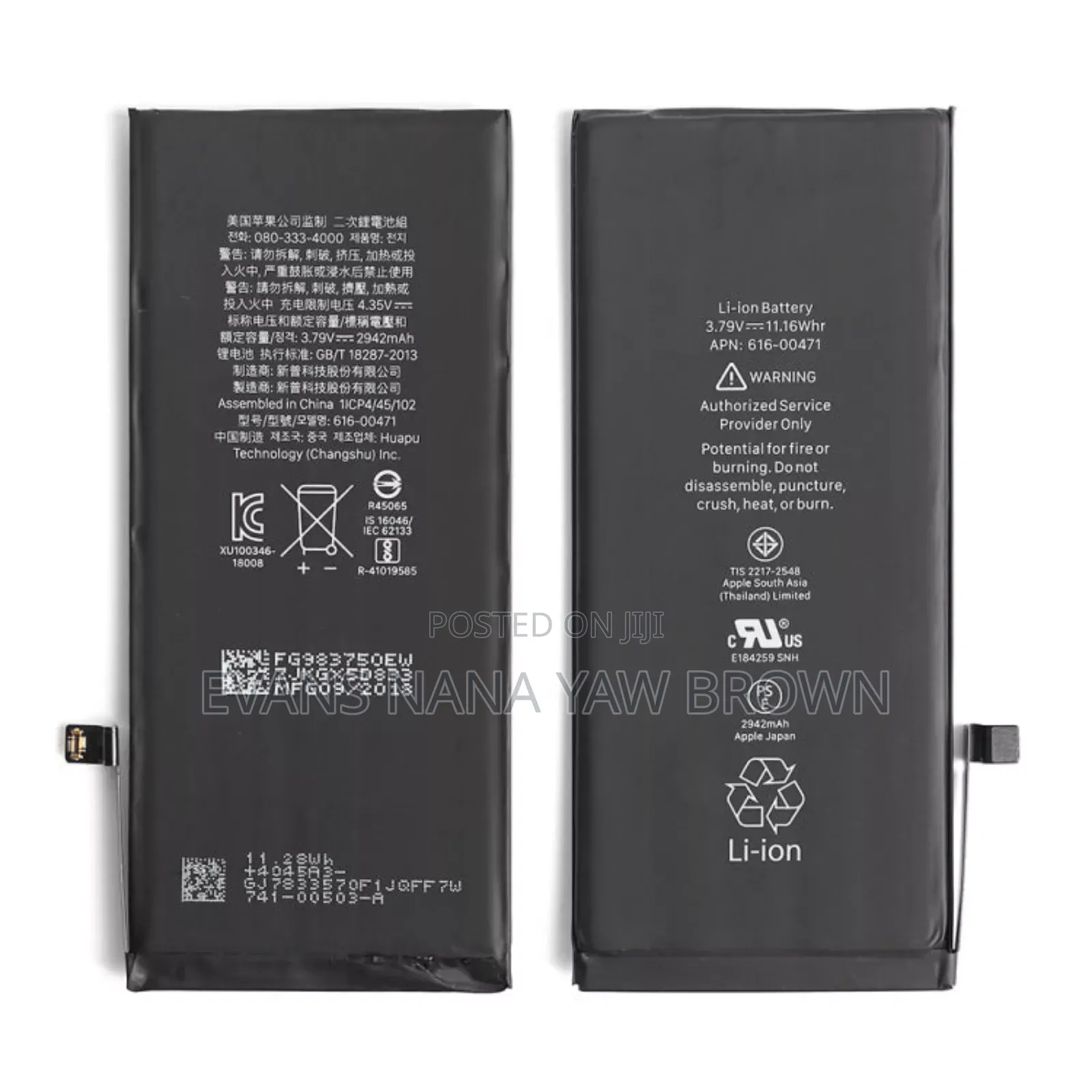 iPhone Xr Original Icloud Battery, Hear Speaker and Bottom Speaker