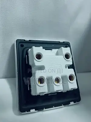 Valbona Chrome Black Ac Switch