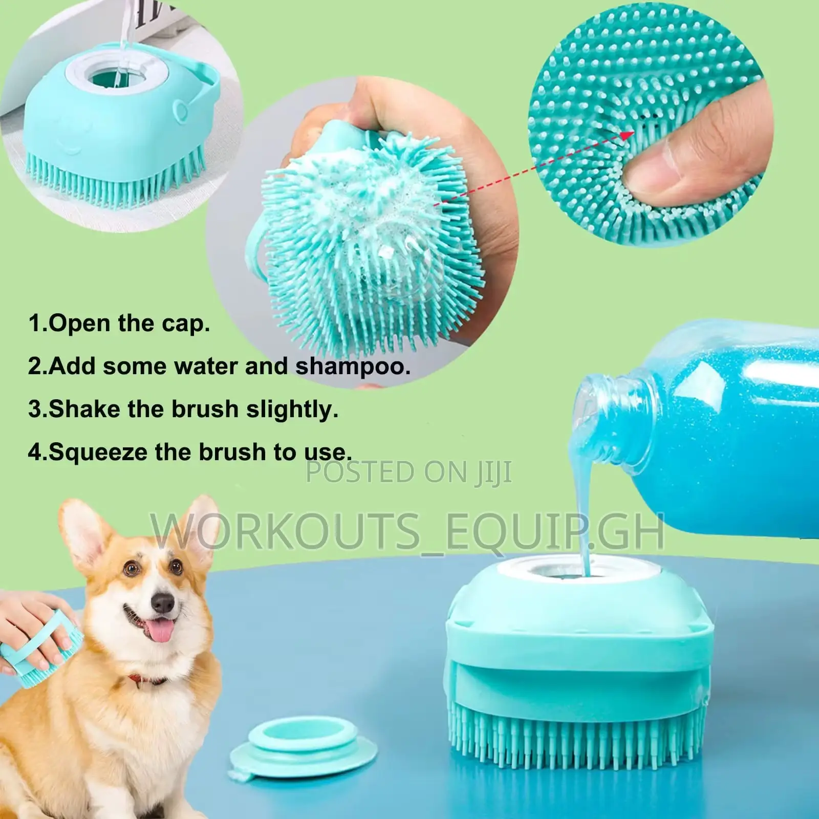 Pets Bathing Brush for Cats and Dogs