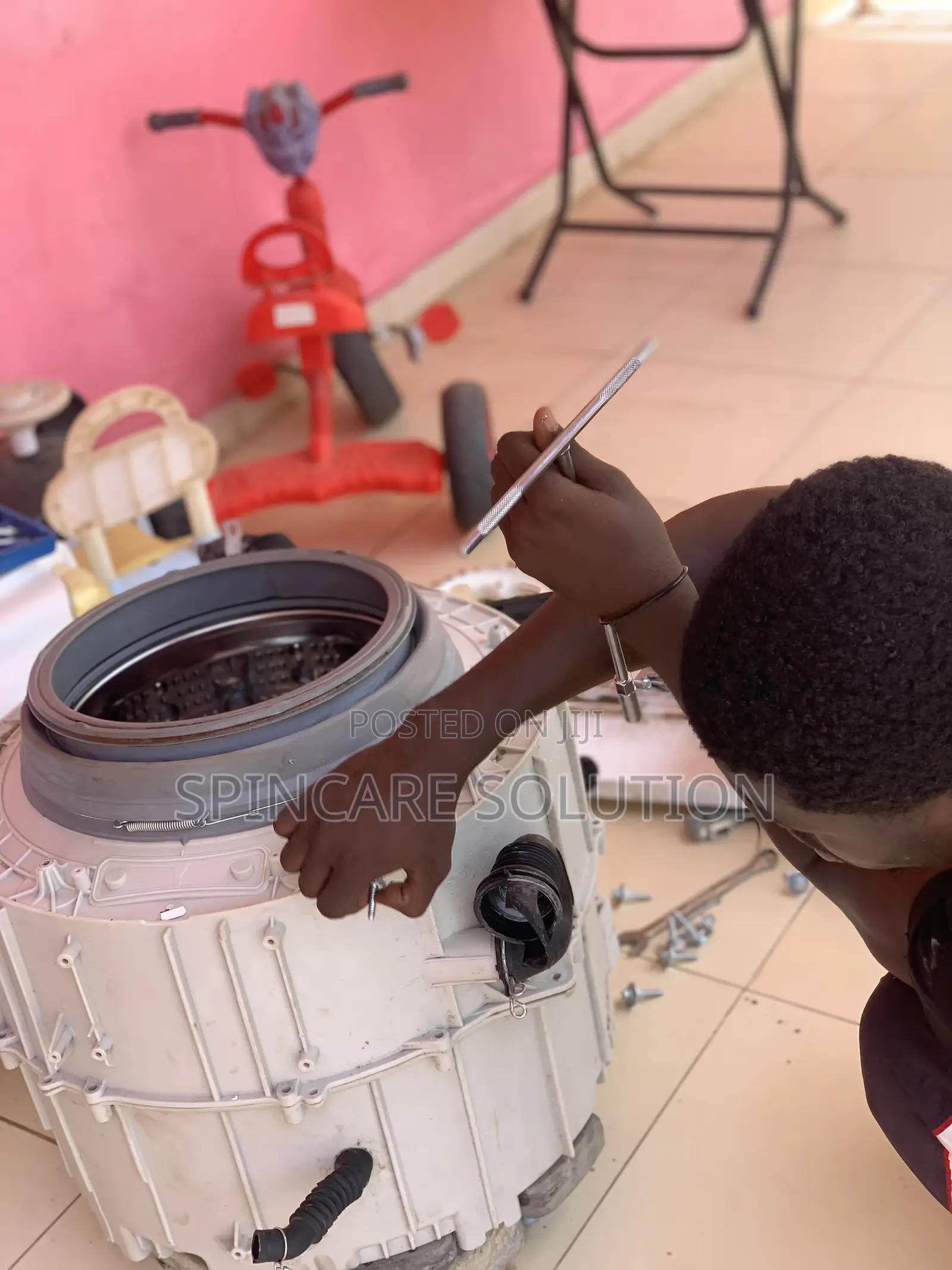 Lg Drum Bearing Replacement
