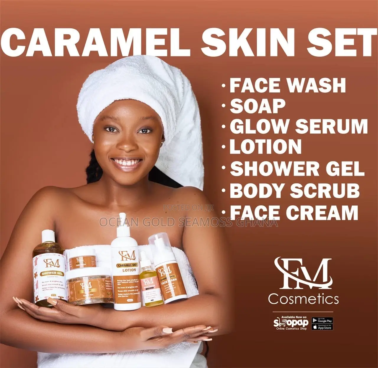 Fm Cosmetic Carmel Set