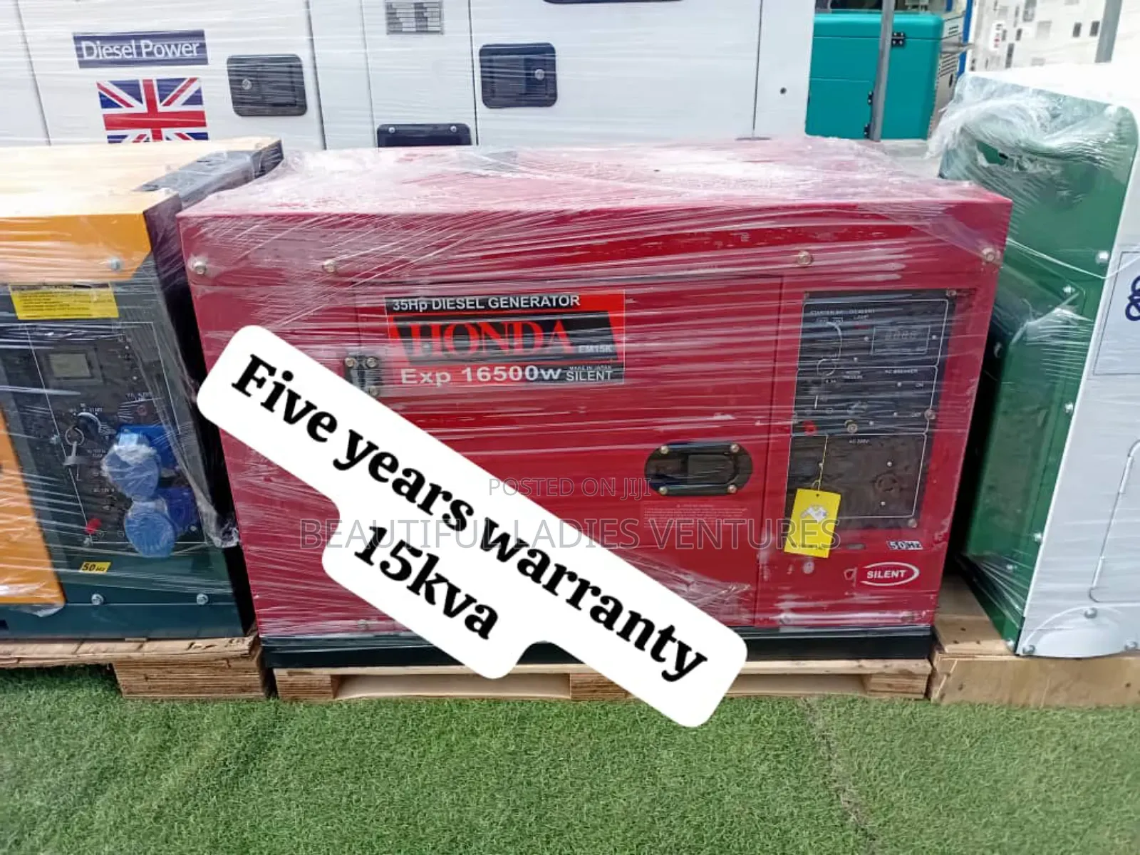 Enhanced Efficiency 16.5kw Honda Diesel Genset 15kva 16.5kw